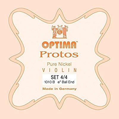 Optima Protos Violin string set, 1/4. Ball E1. – Violin Pros